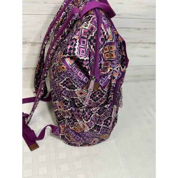 Vera Bradley Lighten Up Frame Backpack - Dream Diamonds Bag Large 23223-J82 main image 6